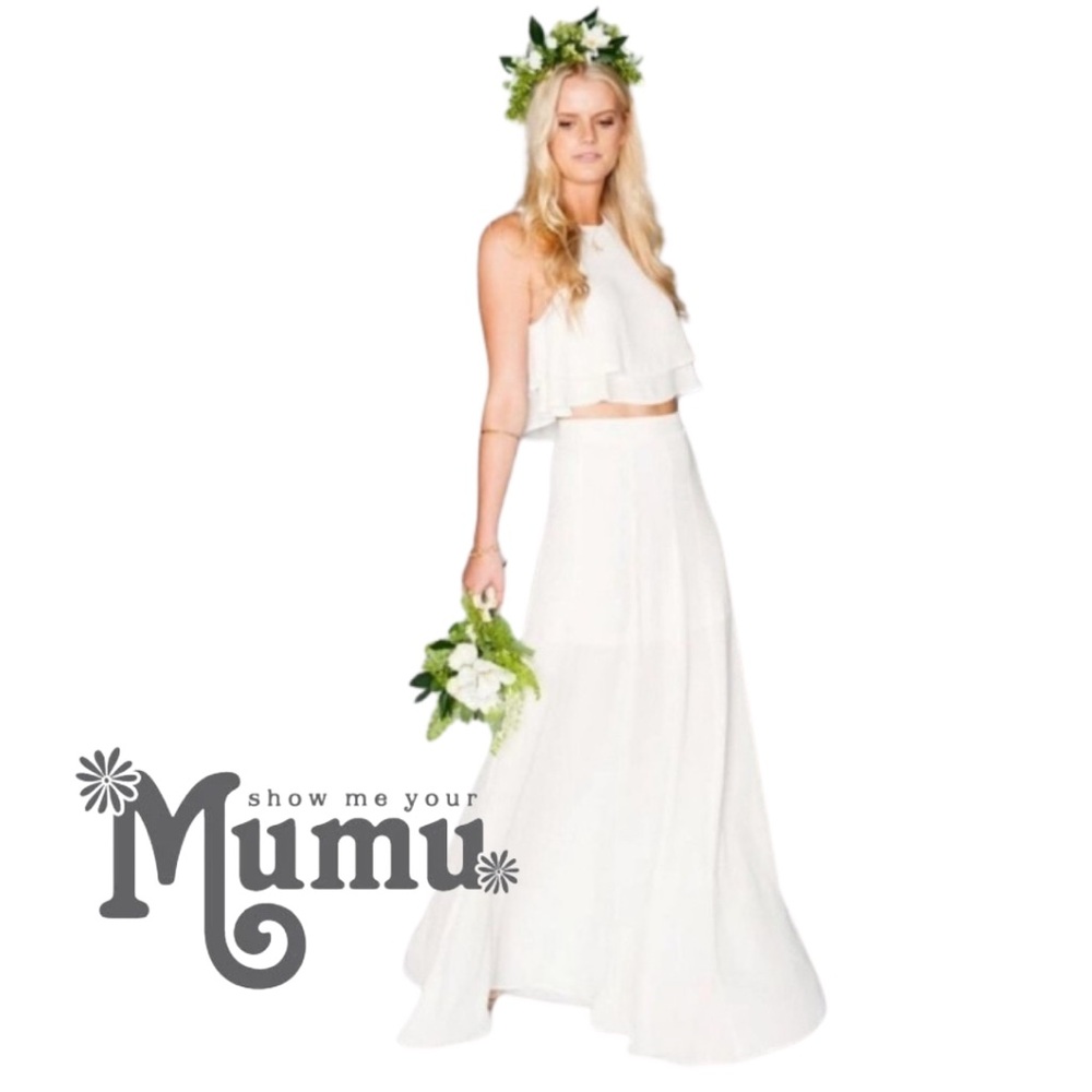 SHOW ME YOUR MUMU Beautiful Chiffon Maxi Skirt